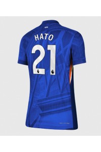 Fotbalové Dres Chelsea Jorrel Hato #21 Dámské Domácí Oblečení 2025-26 Krátký Rukáv